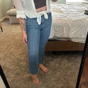 Top shop moto straight leg jeans